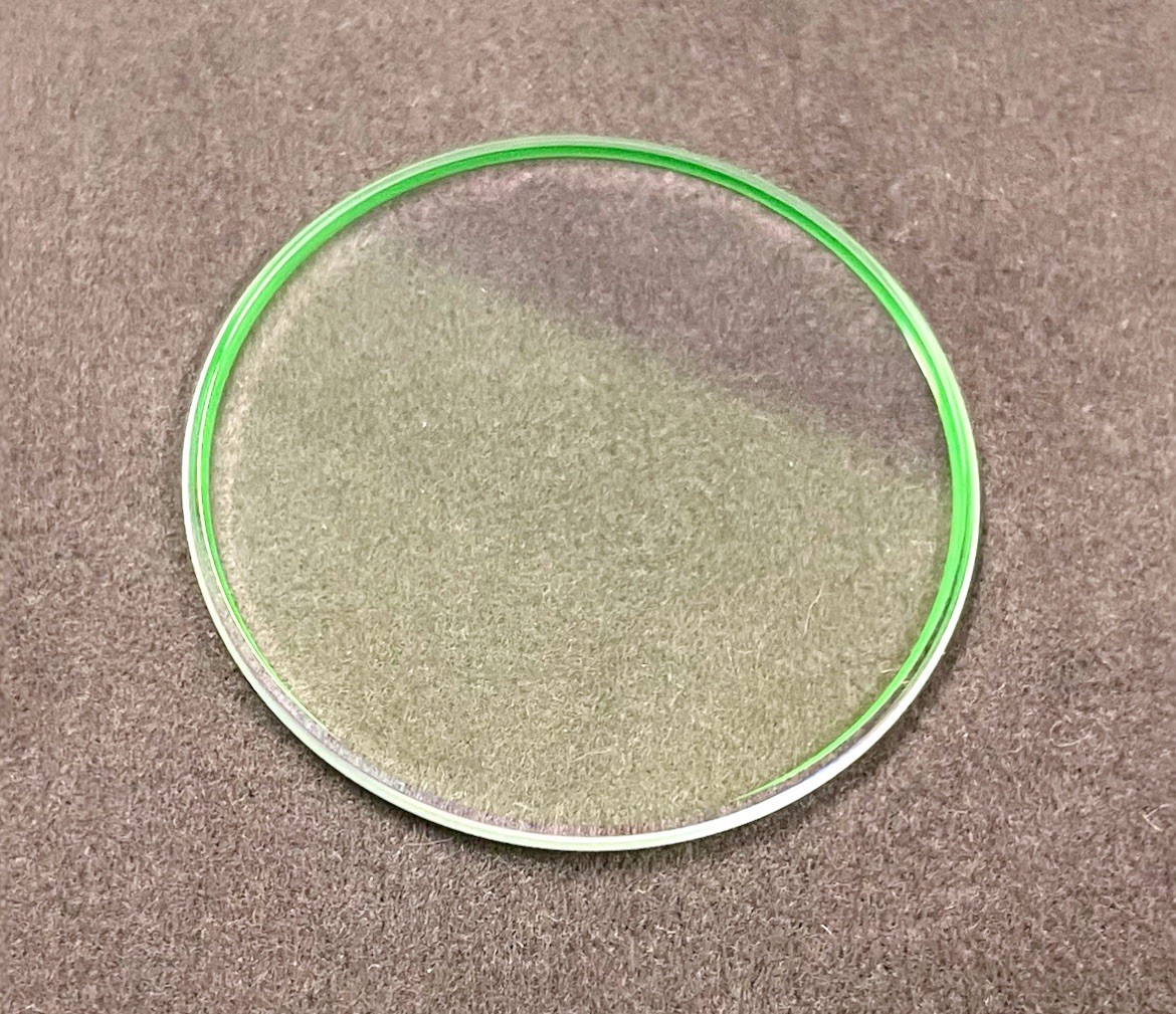 Replacement Sapphire Green Glass For Rolex Milgauss 116400 116400GV New