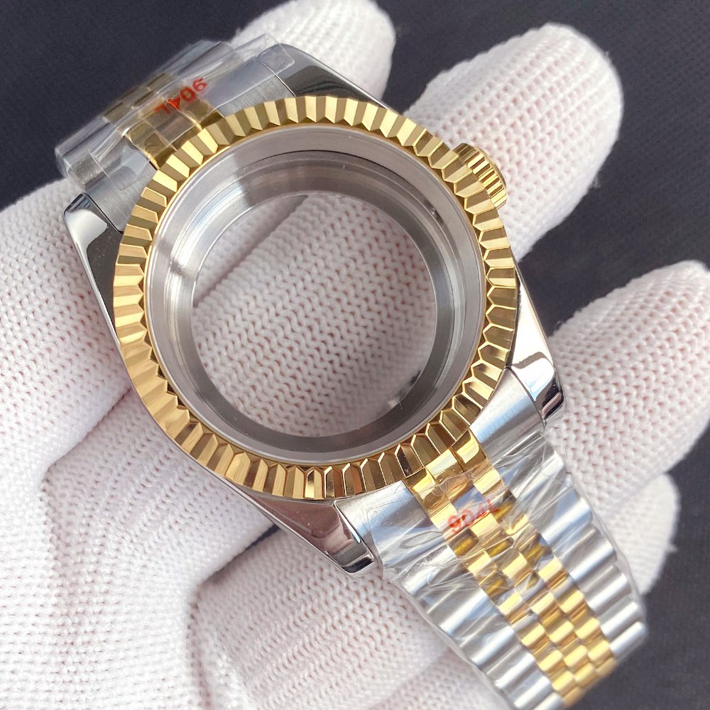 Fluted 36MM 39MM Sapphire Glass Watch Case Fit NH34A NH35A NH36 ETA 2824 PT5000