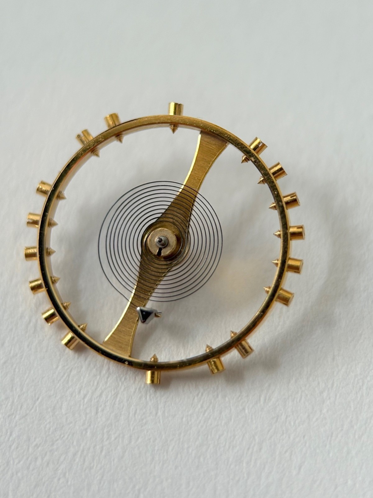 Omega Cal 410 Watch Movement Parts Balance Fork Wheel Spring Bridge Escapement
