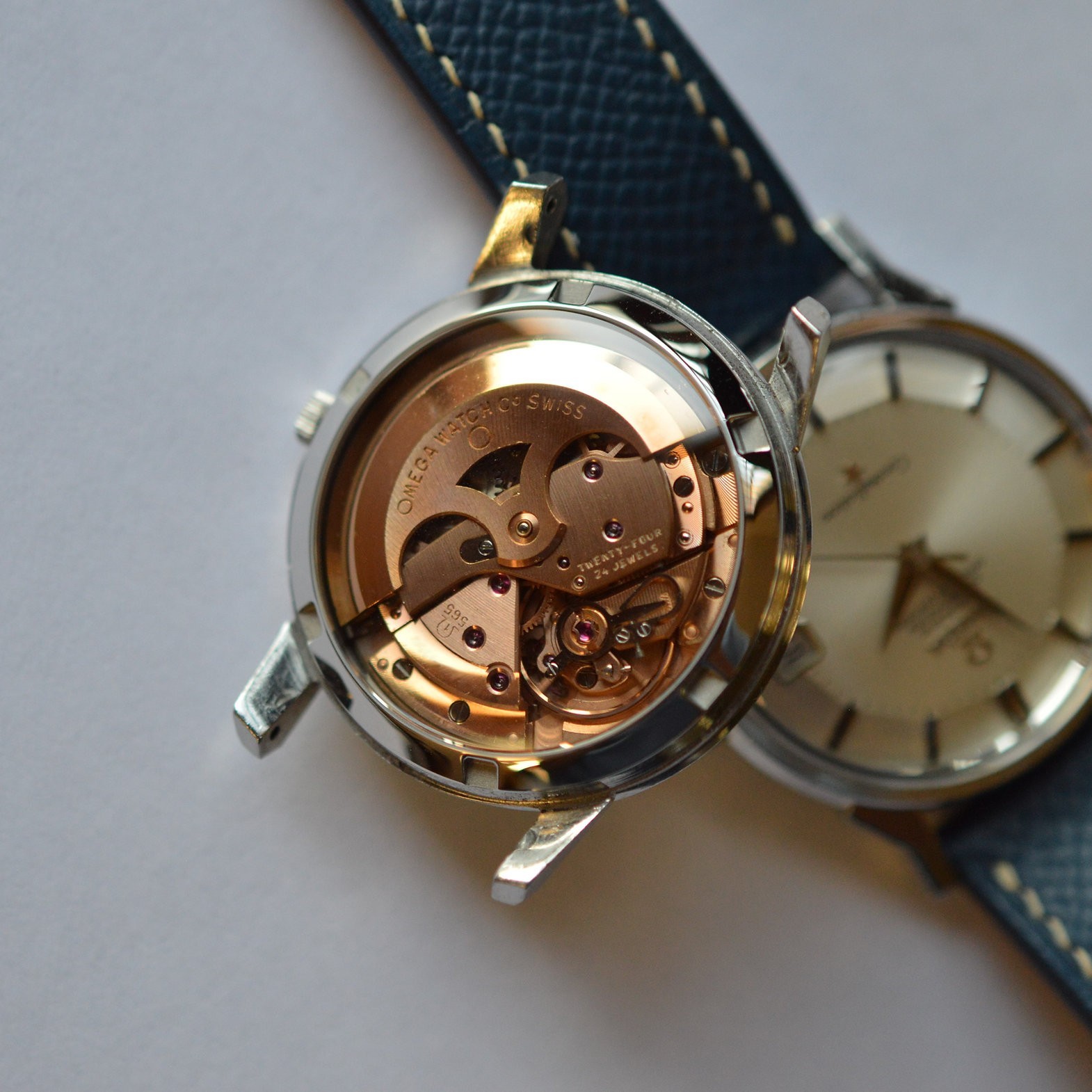 Sapphire Exhibition Caseback for 1960s Omega Seamasters and Constellations