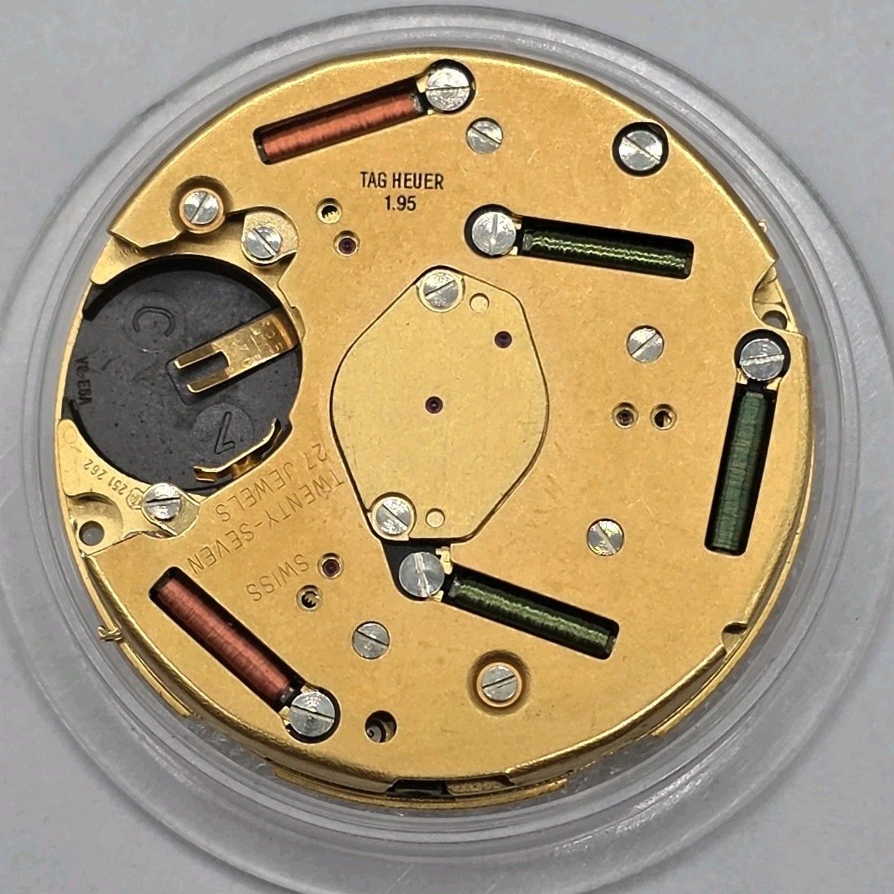 Tag Heuer 1.95 ETA 251.262 Swiss Chronograph Watch Movement 27 Jewels Untested 1