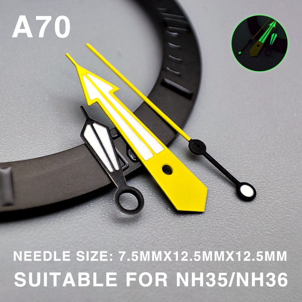 Watch Accessories NH35 Hands Luminous Watch Hands for NH35/36/4R35 Movements