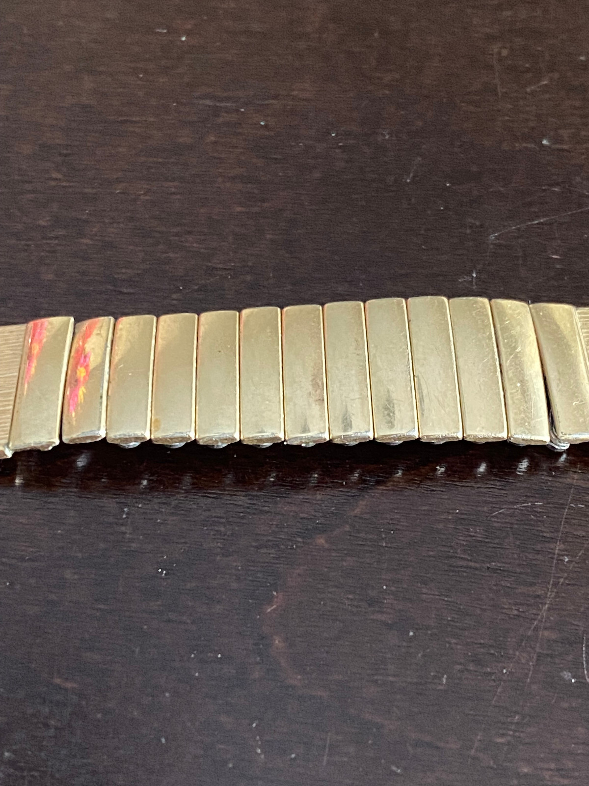 VINTAGE KREISLER STELUX 18MM STRETCH BAND ONLY , GOLD FILLED 1/20TH