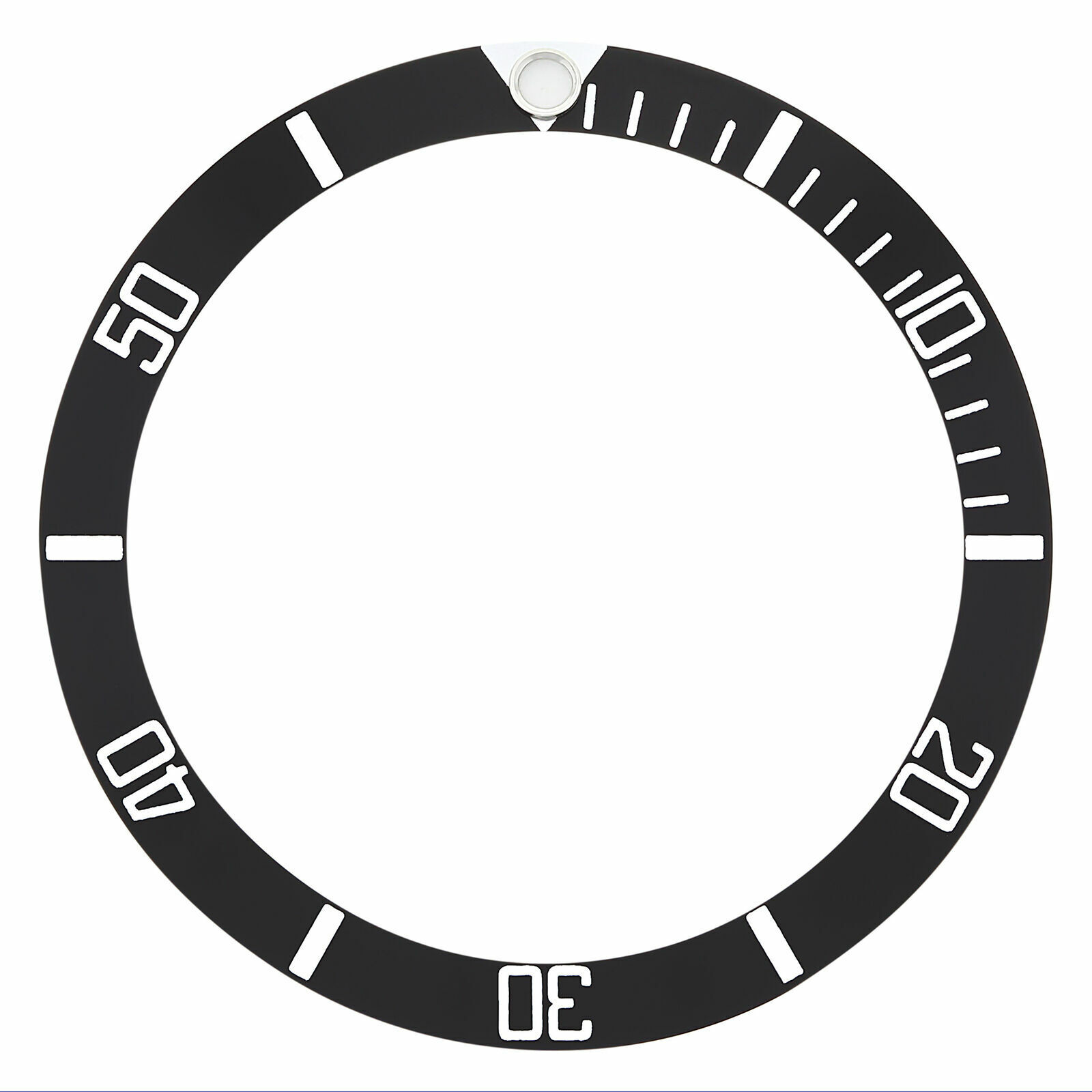 BEZEL INSERT FOR OMEGA SEAMASTER AUTOMATIC WATCH 35MM X 30MM BLACK