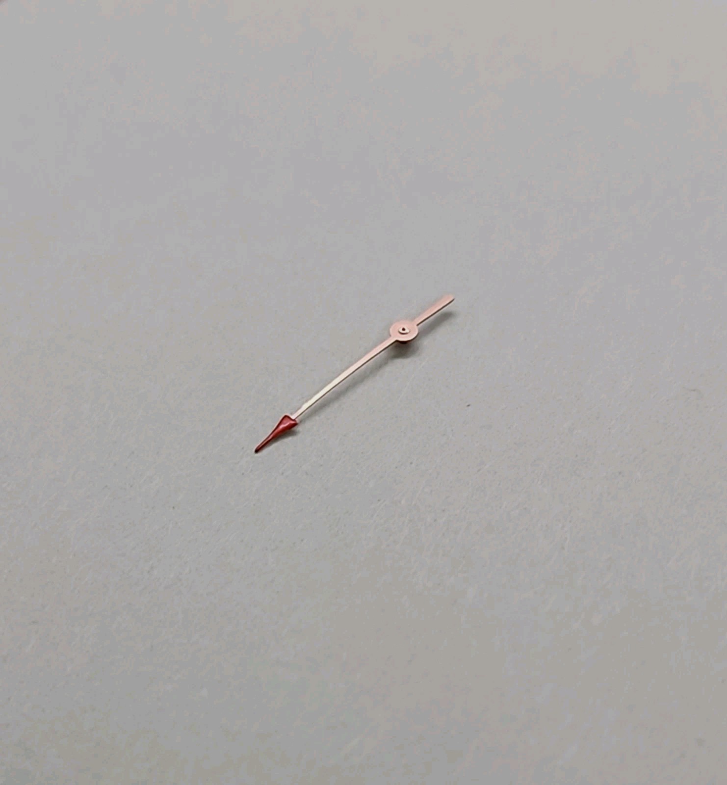 Vintage NOS Rose/Pink Gold Arrow Sweep Second Hand With Red Painted Tip