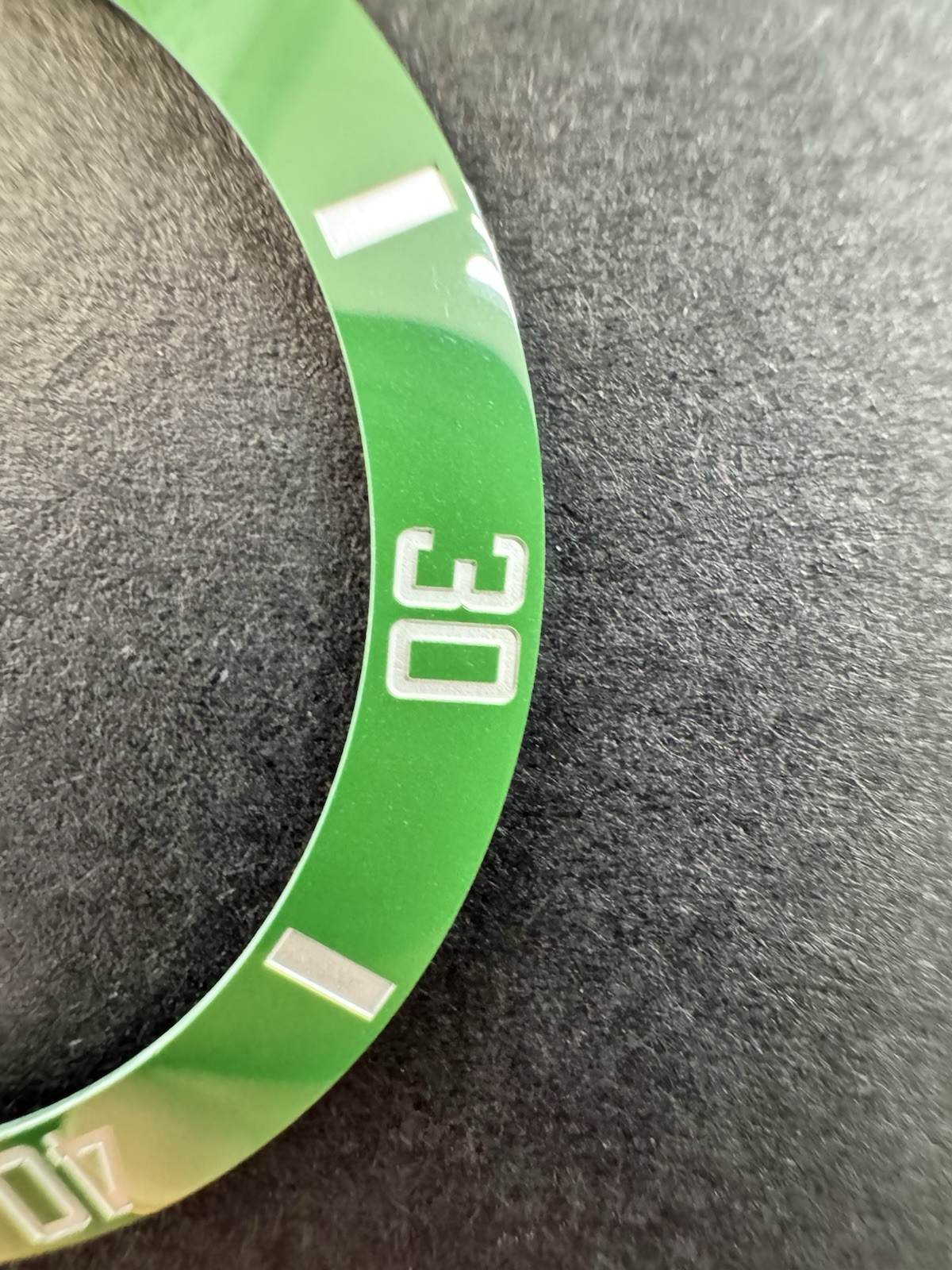 Replacement GREEN Ceramic Bezel For 40mm Rolex Submariner 116610 116613 114060