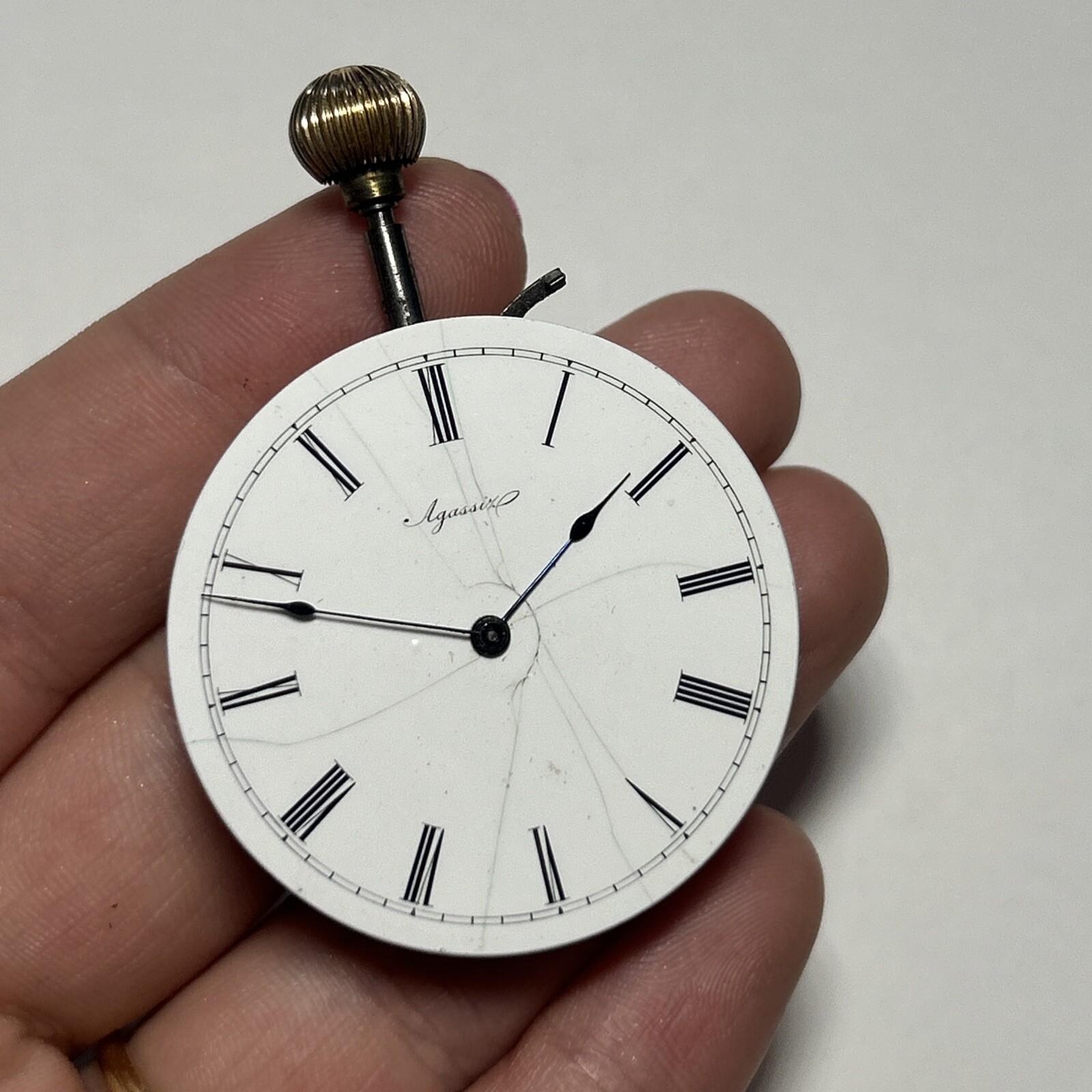 Art Deco AGASSIZ High Grade Swiss Men’s Pocketwatch Movement