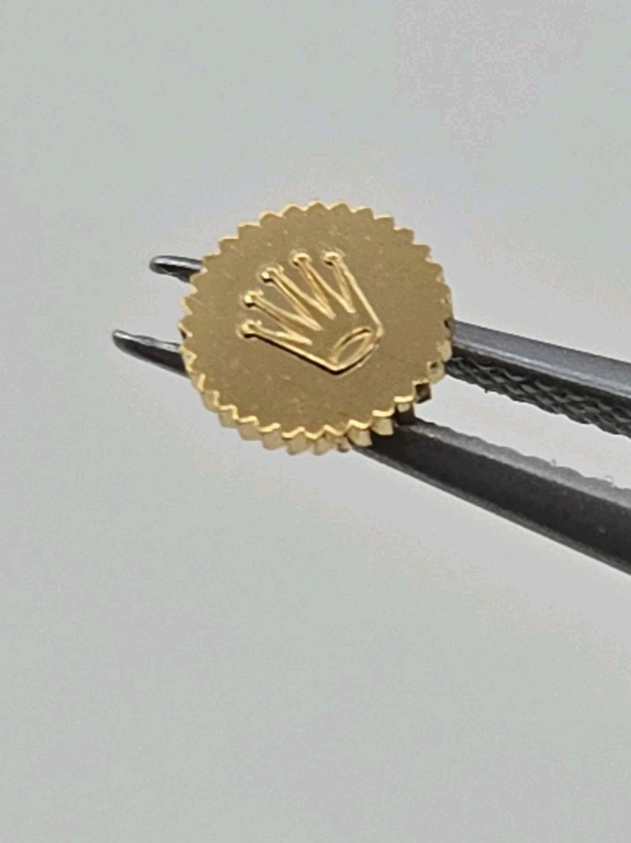 Rolex Crown Cellini, 4.75mm ,18k Yellow Gold ,New old Stock