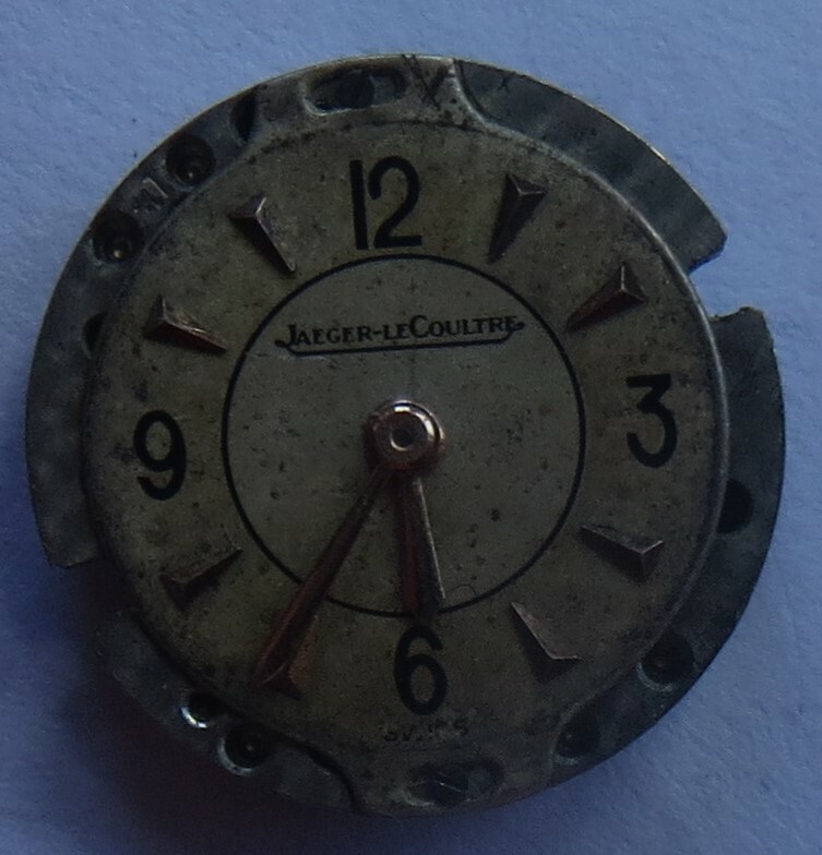 Jaeger LeCoultre lady wristwatch movement & dial 15 mm. in diameter