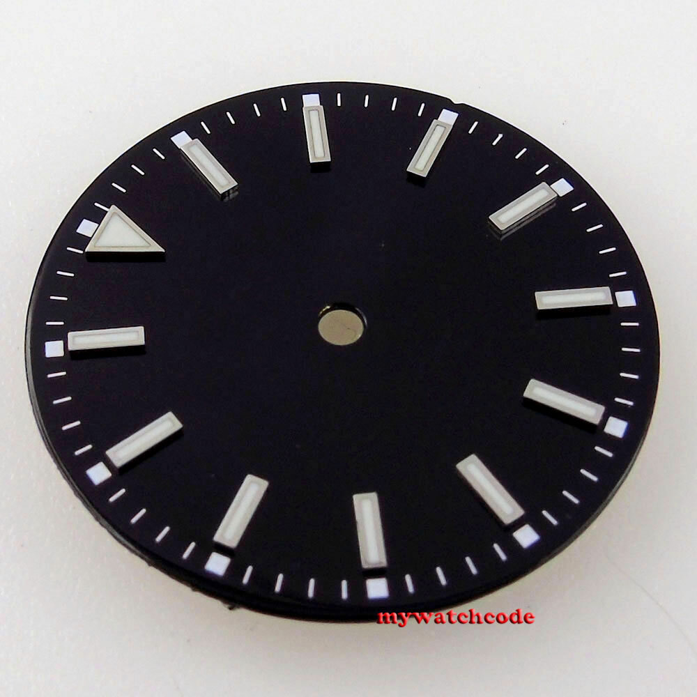 29mm orange black dial fit Explorer style NH35 NH36 miyota 8215 eta 2824 watch