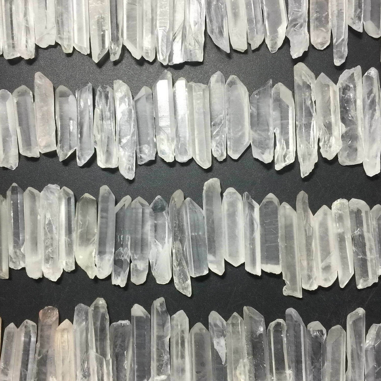 100x Bulk Natural Crystal White Quartz Small Points Terminated Wand Specimen US