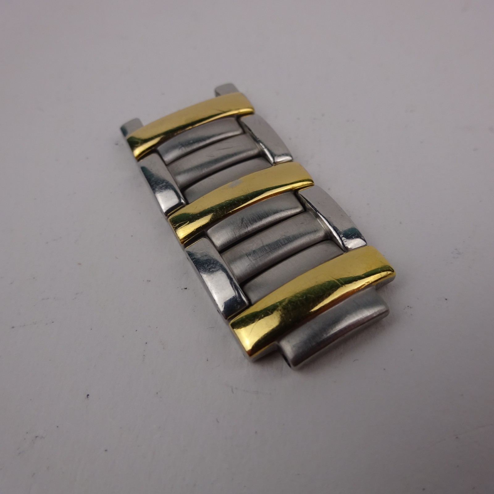 Maurice Lacroix Miros Watch Links x 2 St Steel & Gold Plated Women’s 16mm 2 Tone