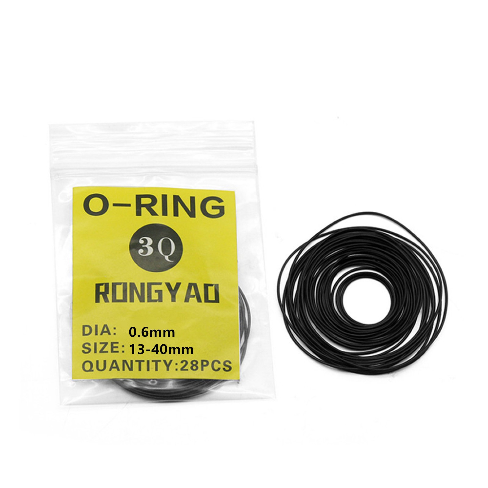 0.5/0.6/0.7/0.8mm Watch O-Ring Waterproof Rubber Watch Back Cover Gaskets