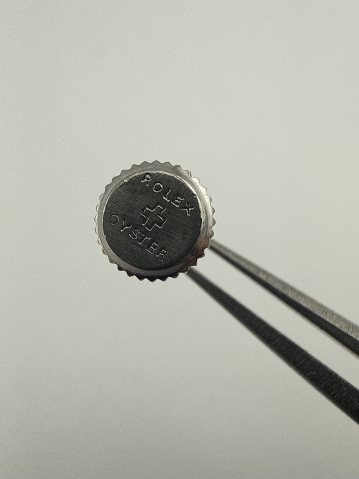 Rolex + Oyster Bubbleback 5.4 Steel Crown Watch Part Authentic