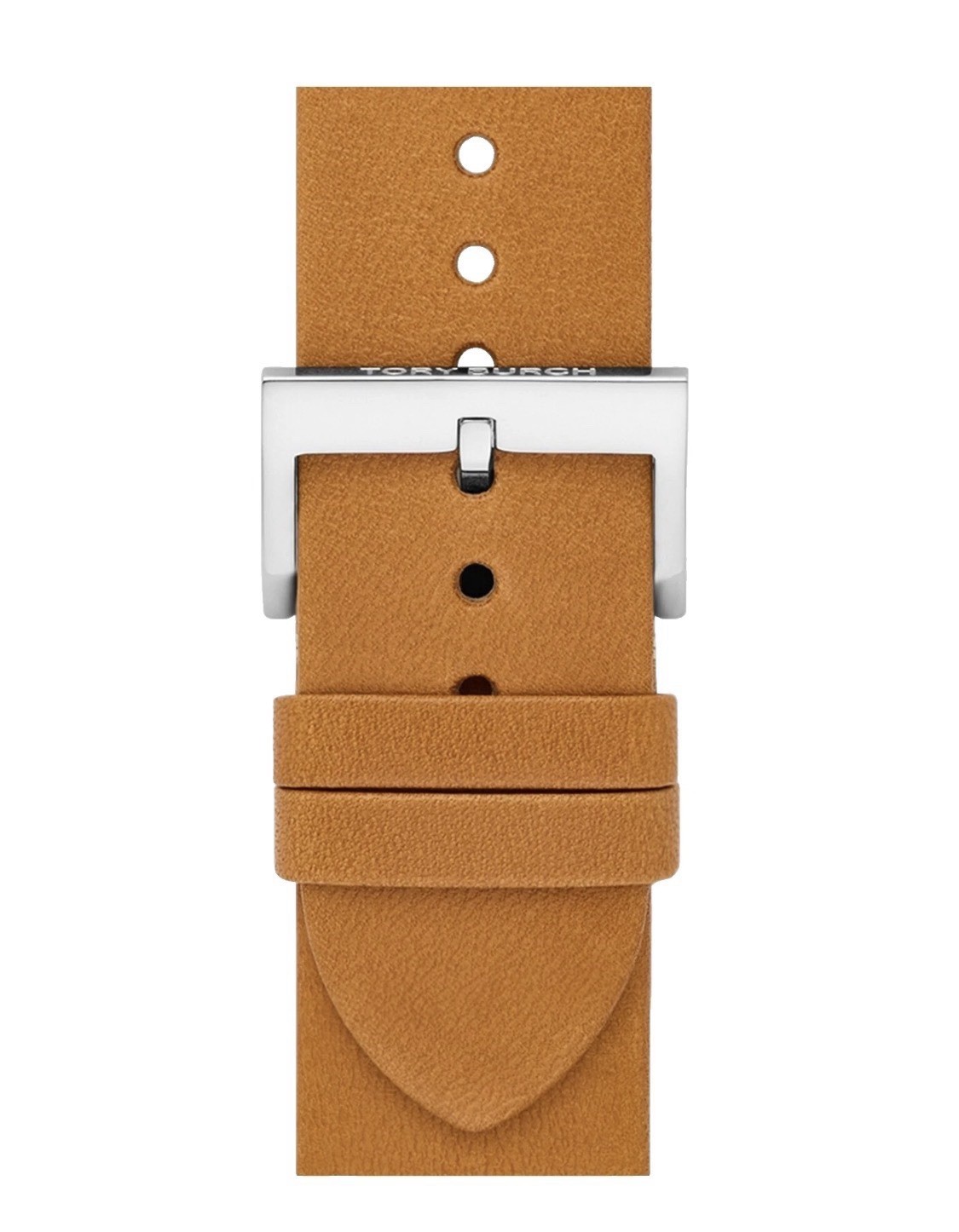 TORY BURCH MCGRAW TBS0100E LEATHER 38-45MM CAMELLO BROWN APPLE WATCH STRAP BAND
