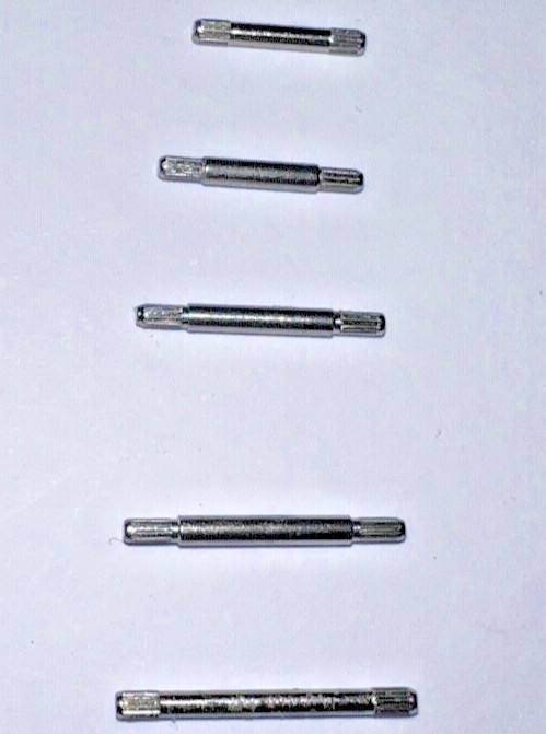 Stainless Steel Knurled Strap Pins fit Rolex Etc. Various Size to Choose
