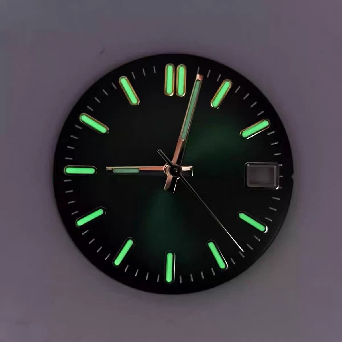 28.5MM Luminous Sunburst Watch Dial + Hands Set for NH35/36