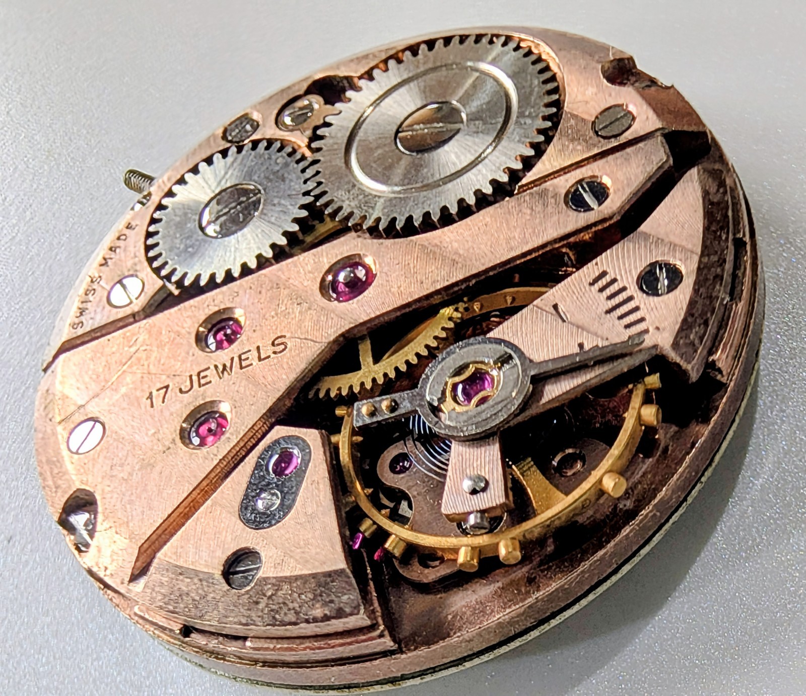 1950s Swiss Garrard 17J AS 1203 Movement Spares Repairs