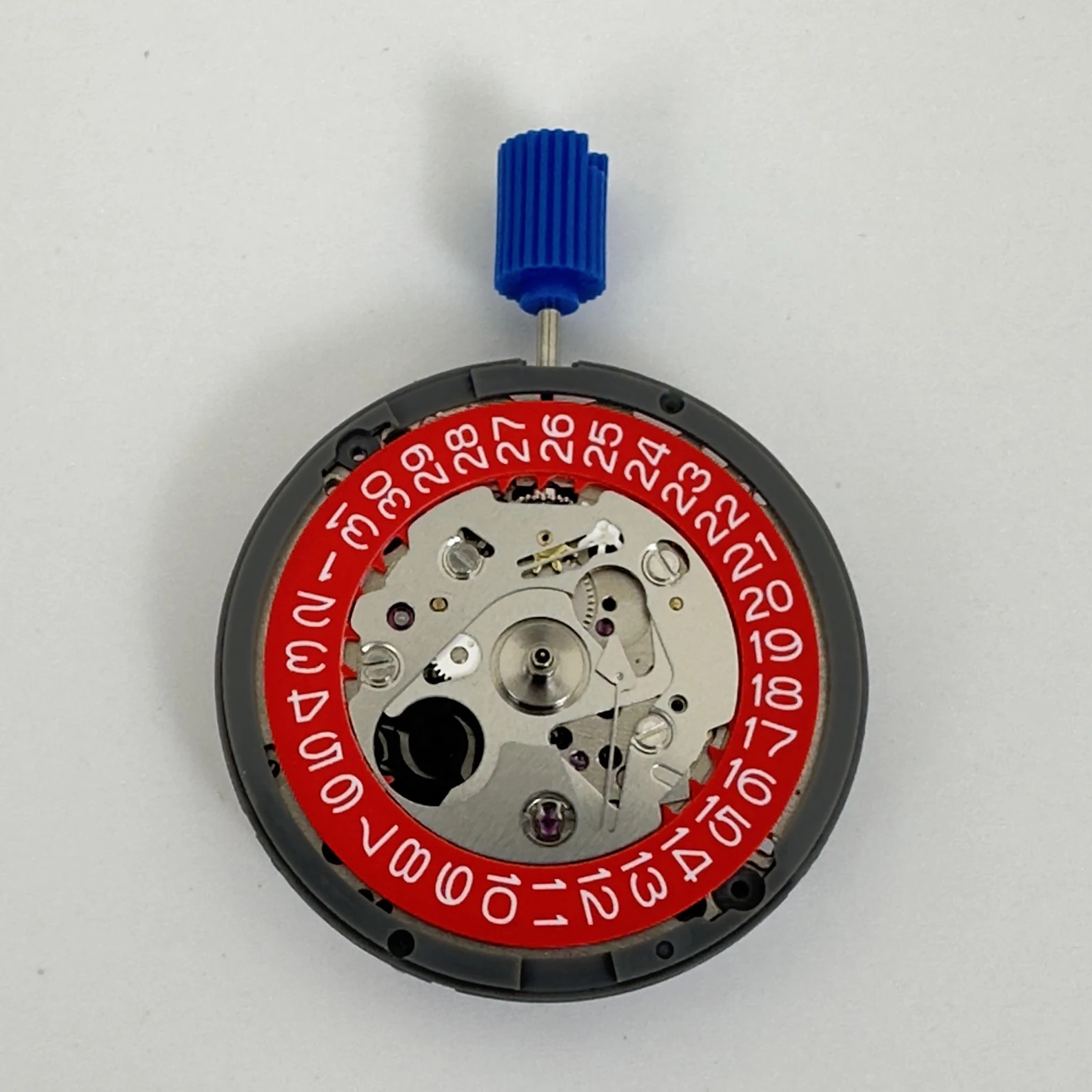 Genuine NH35 Mechanical Movement Modified Red Datewheel 3.0/3.8 Crown Modilver