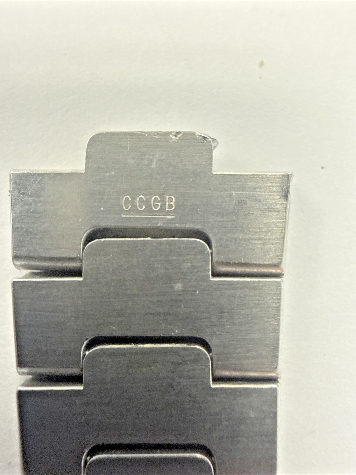 Cartier Santos Section Of Links Steel Original Not Complete # e12397
