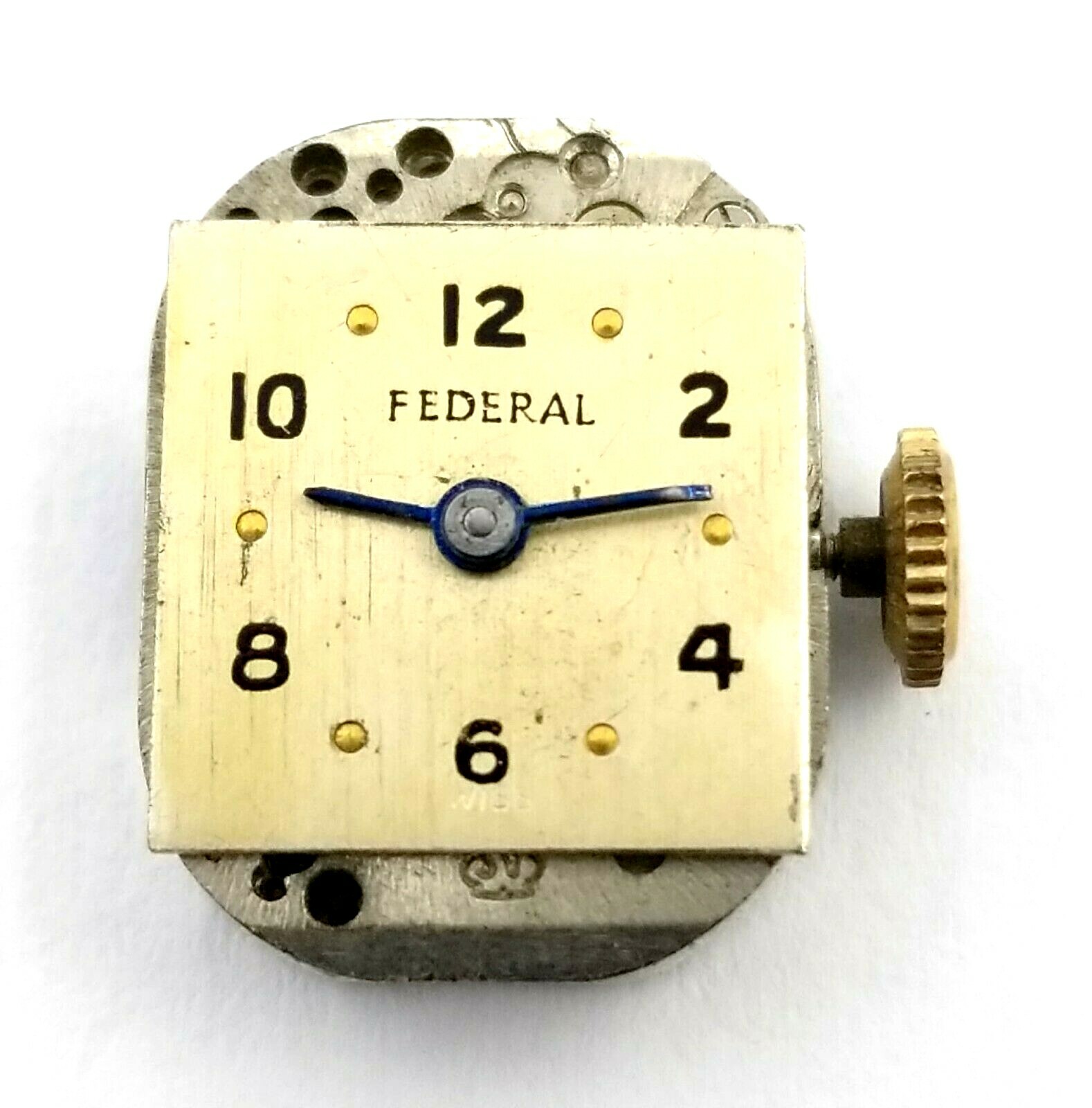 Antique Louis Manheimer & Bros Wrist Watch Movement 17j Repair Steampunk #OK1036