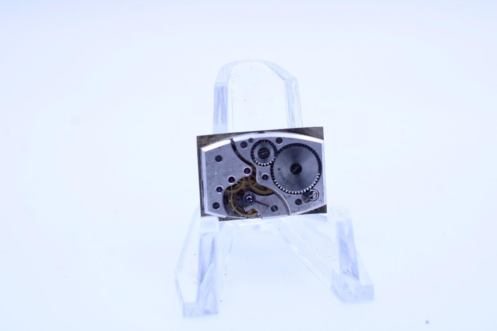 WALTHAM PREMIER L 57544 TANK WRIST WATCH MOVEMENT FOR REPAIR (A23)