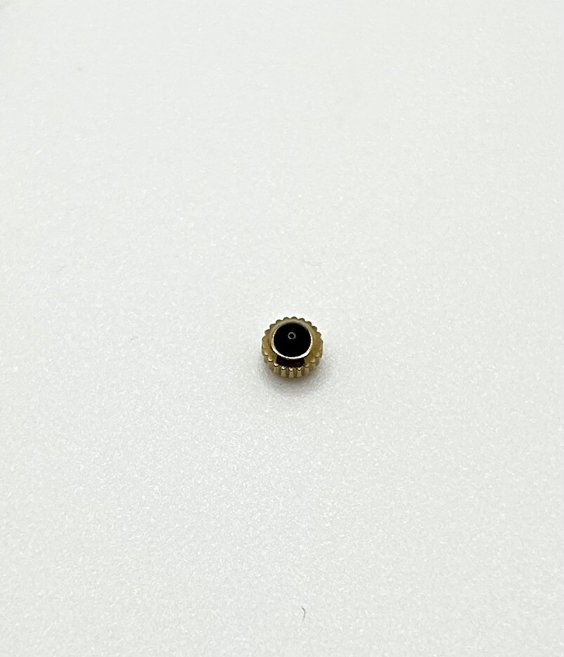 New Genuine Gucci 7200M Yellow Color Black Stone 4.0mm Crown Part