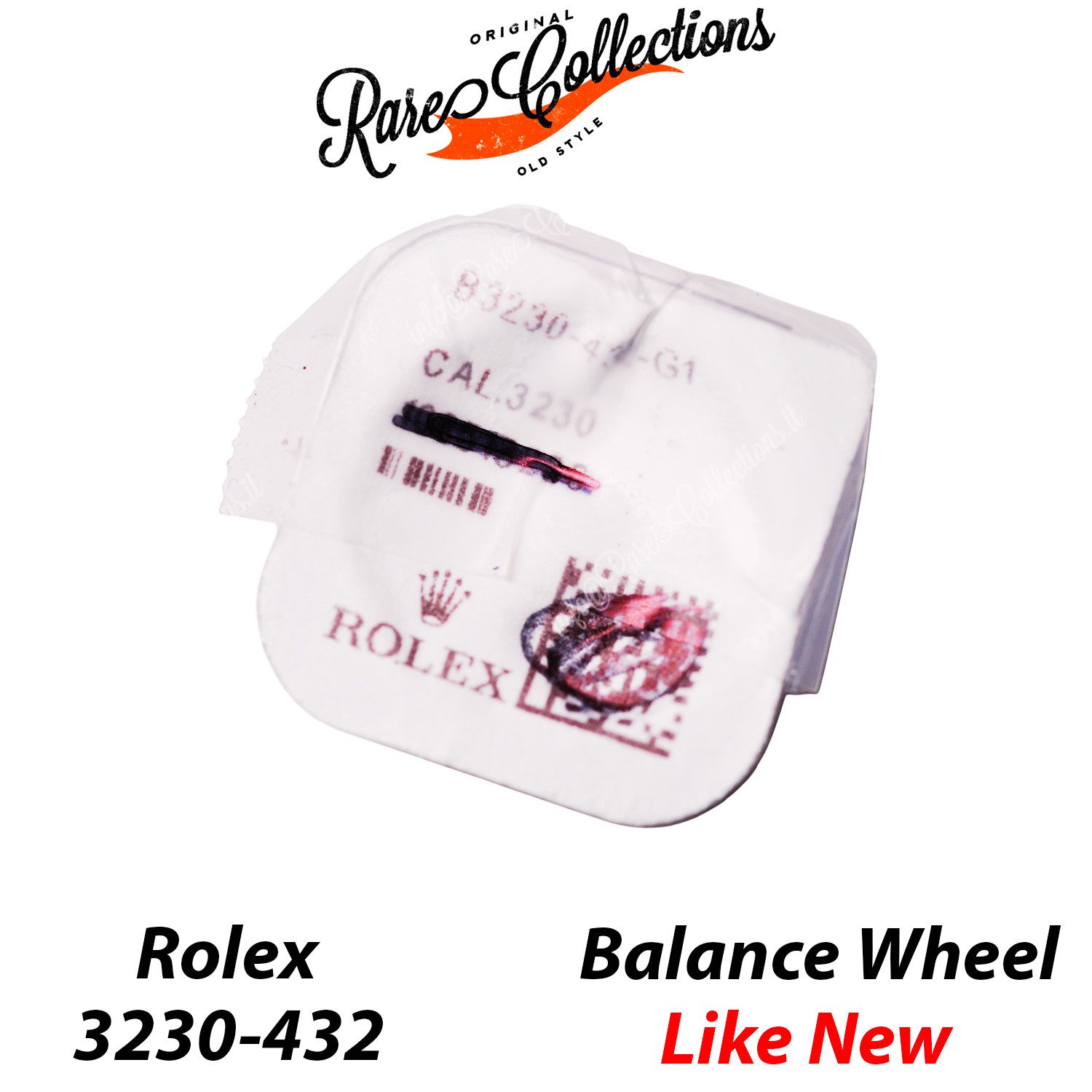 Rolex 3230-432 New NEW Blister X1 Piece Barbell Parachom Balance Parachrom