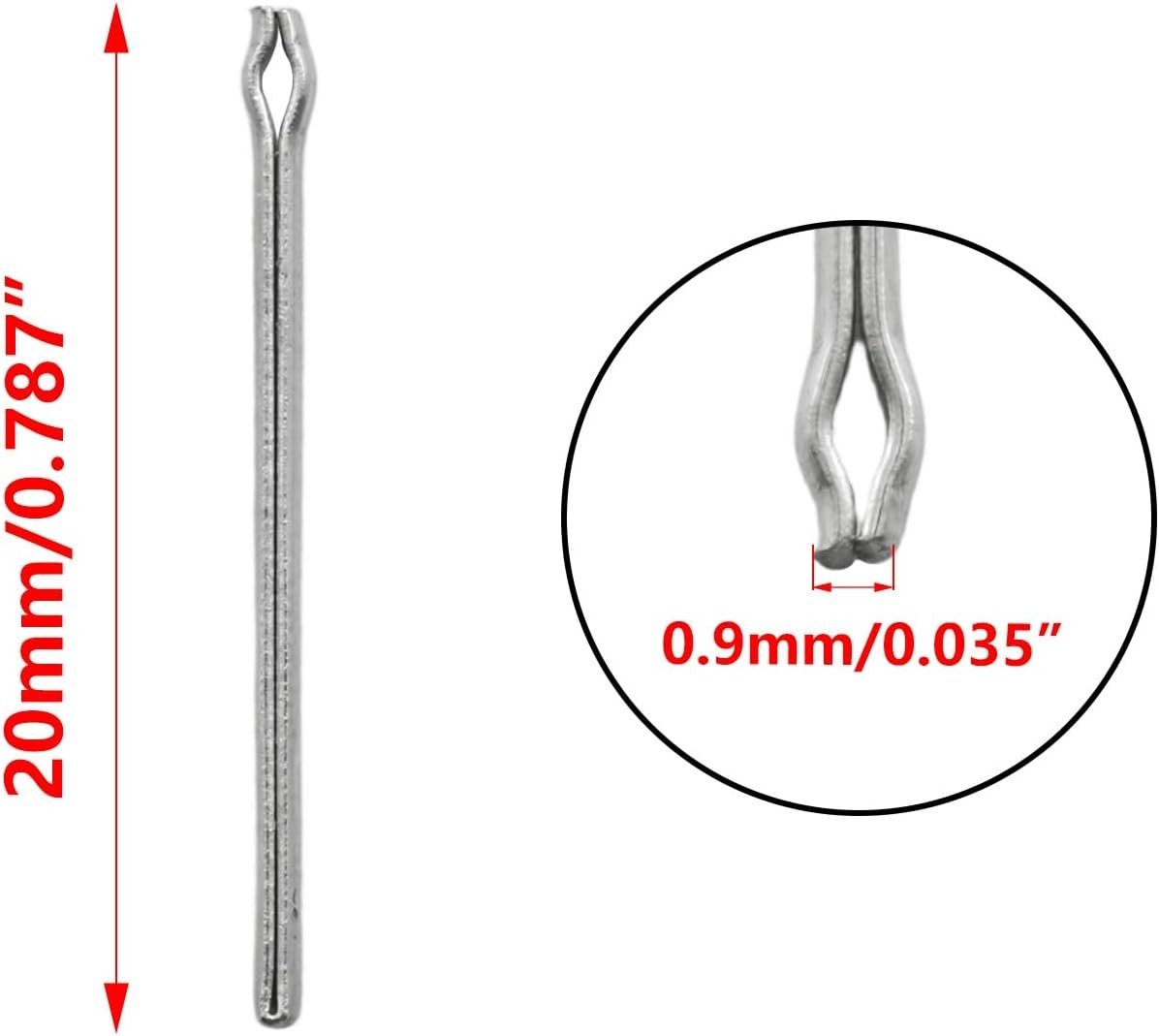 Stainless Steel Watch Band Link Pins with 0.9mm Diameter for Easy Installation