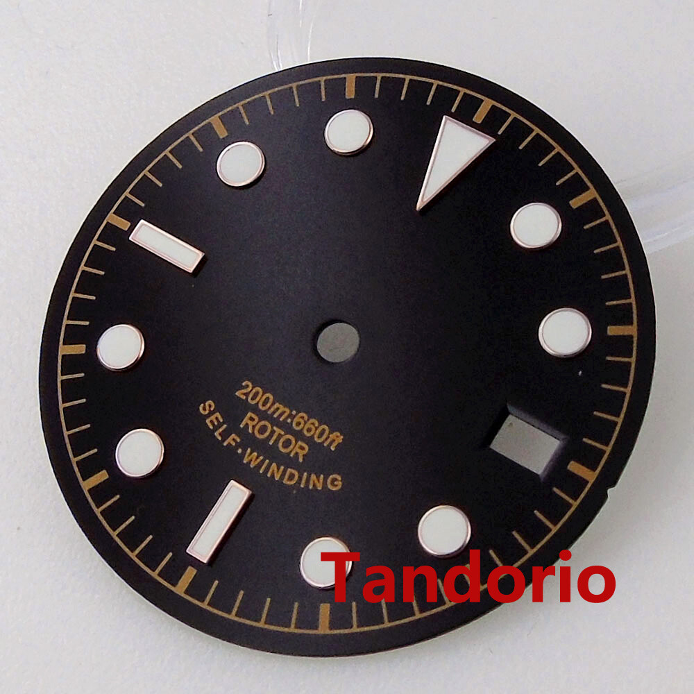 30.4mm Men Watch Dial Fit NH35 NH36 7s26 ETA 2836 2824 PT5000 Automatic Movement