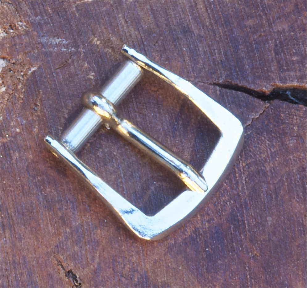 Vintage steel watch buckle 7.5mm opening c. 1950s/60s fits many ladies bands