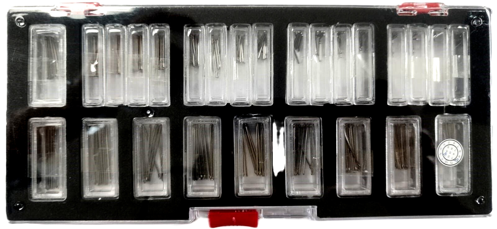 Assortment of Open End Pins For Watch Bracelet, Diameter 0.9mm,AB-617-0.9×2