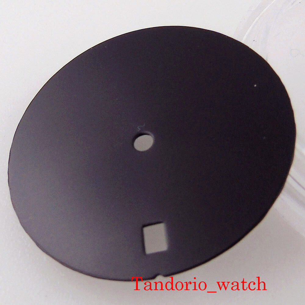 New Bliger 29mm Black Sterile No Logo Watch Dial For NH35 MIYOTA 8215 Movement