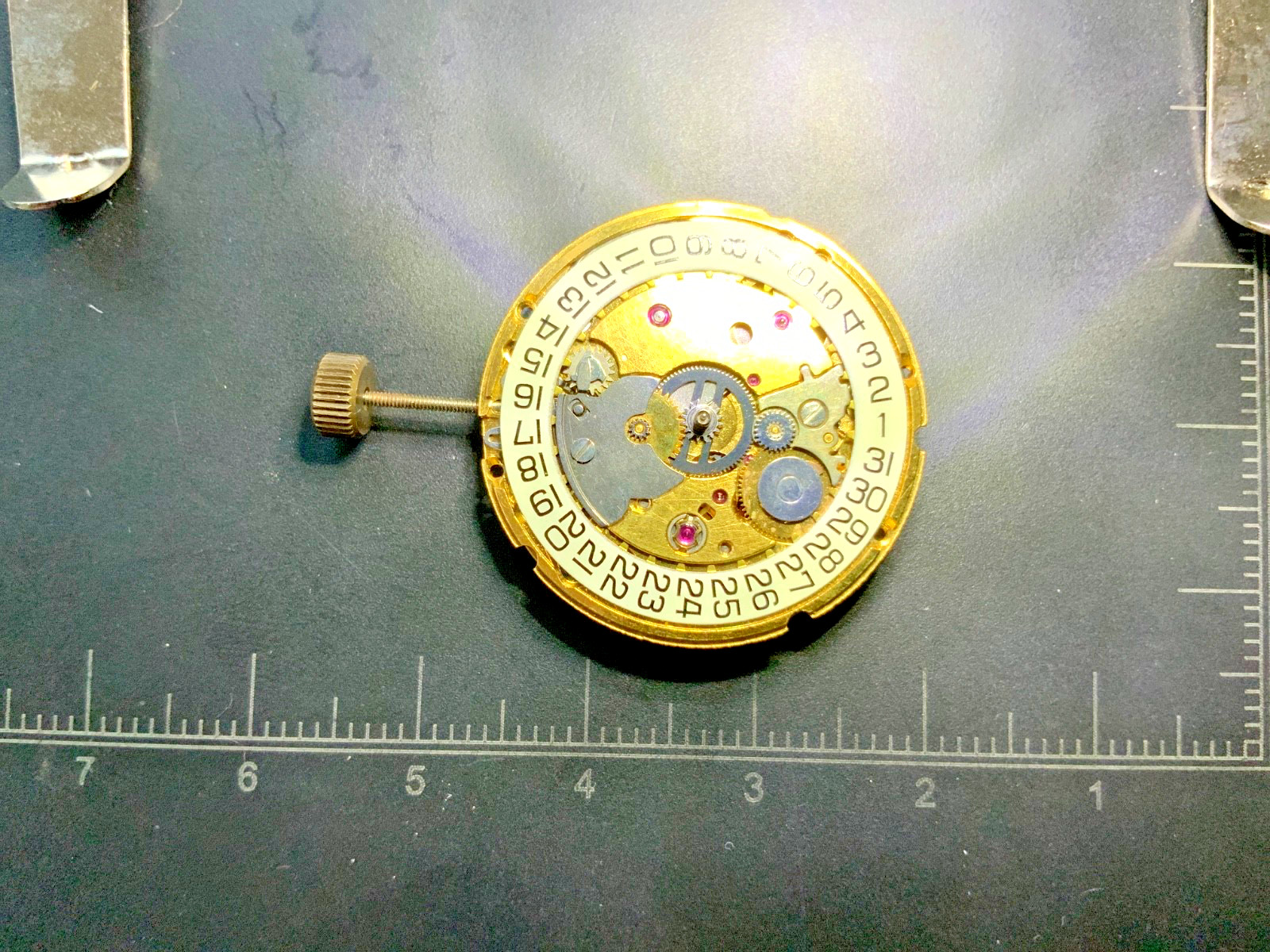 ETA 2824-2 – Y3 automatic watch movement – Garrard – Gold plated