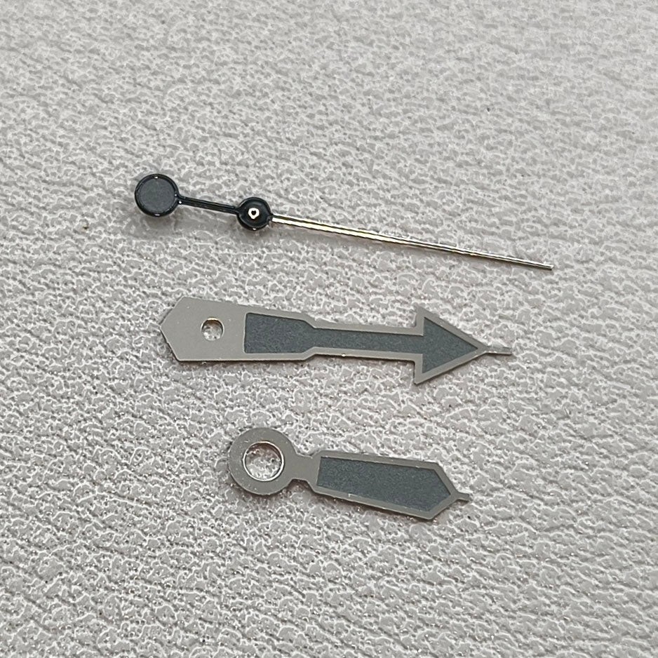 2 Sets Black Trim Green Lume Hands Sets for NH35 NH36 7S26 Movement