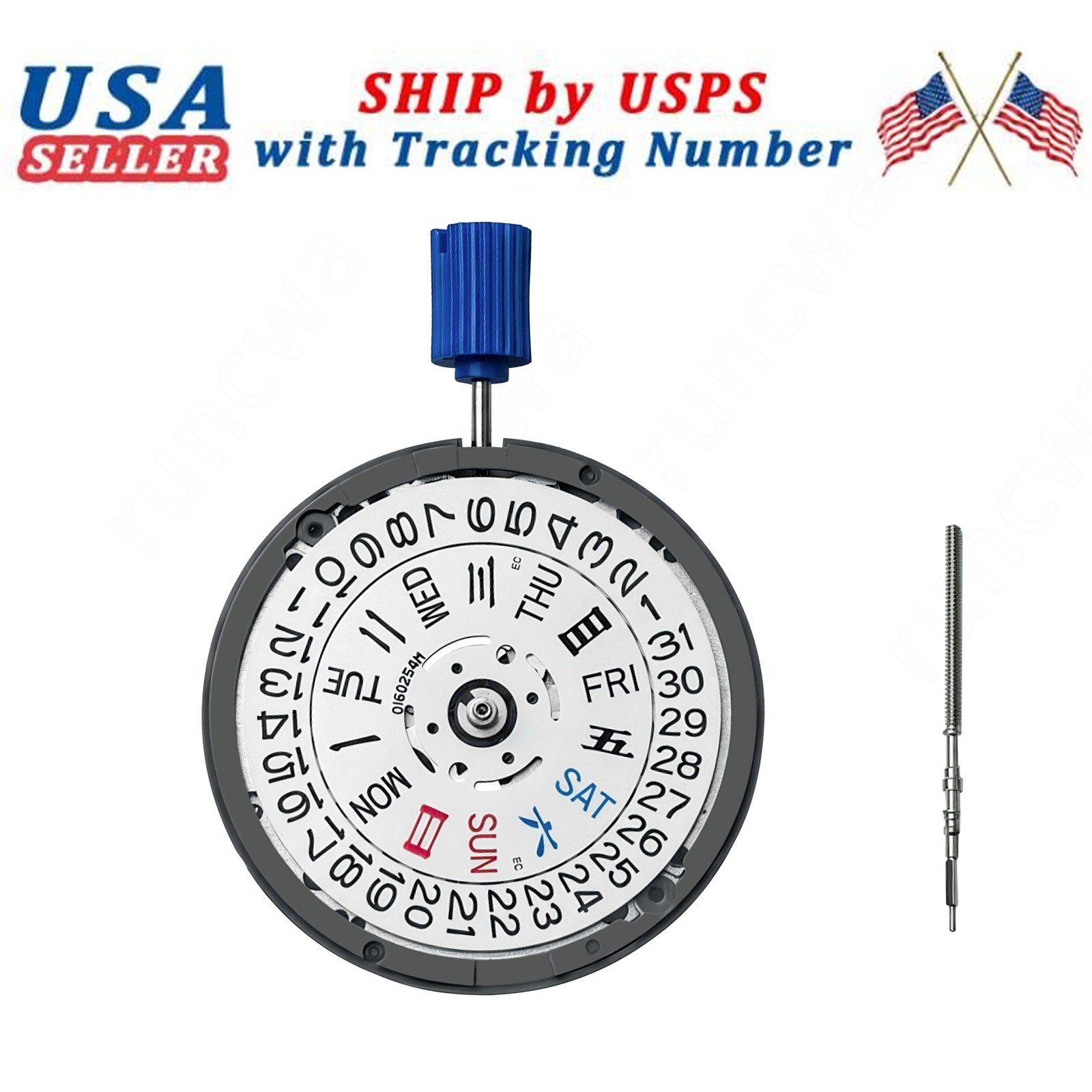 GENUINE Automatic Watch Movement for Seiko SII HIGH ACCURACY NH36 NH36A Day at 3