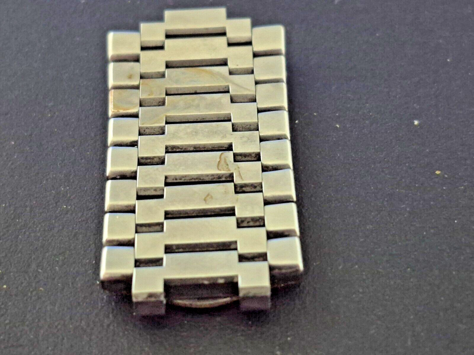 EBEL Classic Wave 8 Link Steel & Gold Segment for bands found on 21mm lug cases