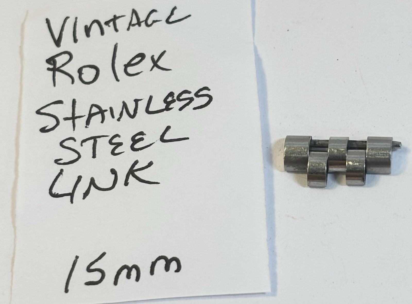 Vintage Rolex Stainless Steel Jubilee Link 15mm