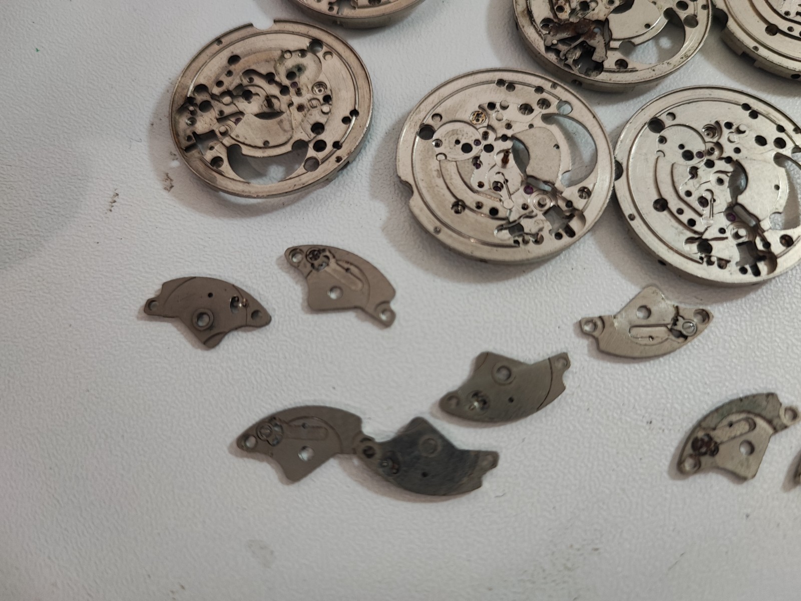 AS ST 1950/51 Watch LOT Main Plate – Platina – Part 25.9 mm For parts and spares