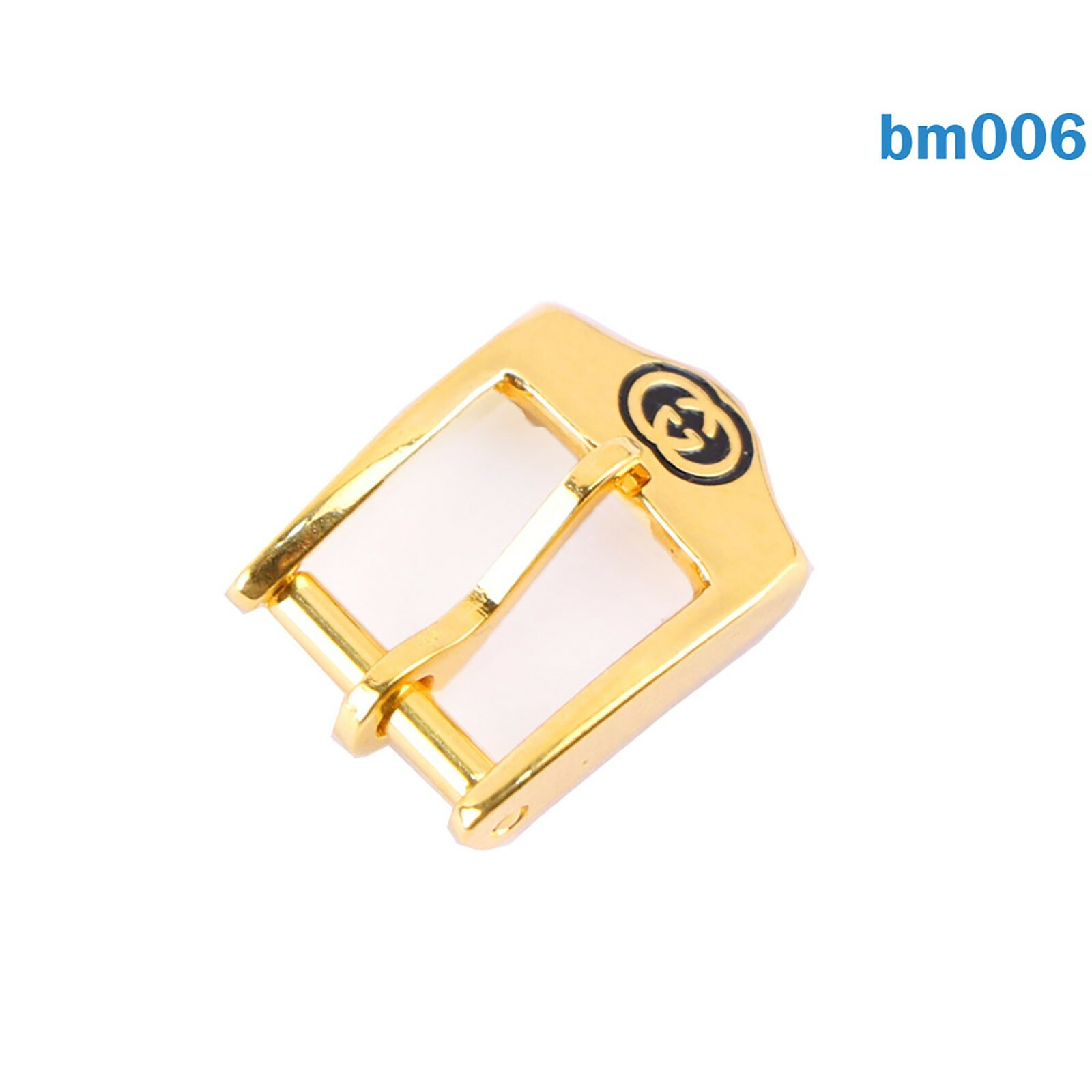 Vintage GUCCI buckle for leather band gold color #BM006# 8mm.