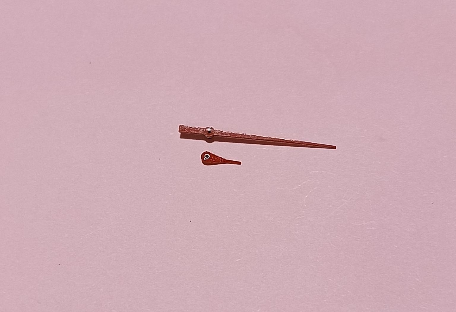 GENUINE SEIKO RED SWEEP SECOND TEAR DROP HAND POGUE 6139-6002 6139-6005 6139