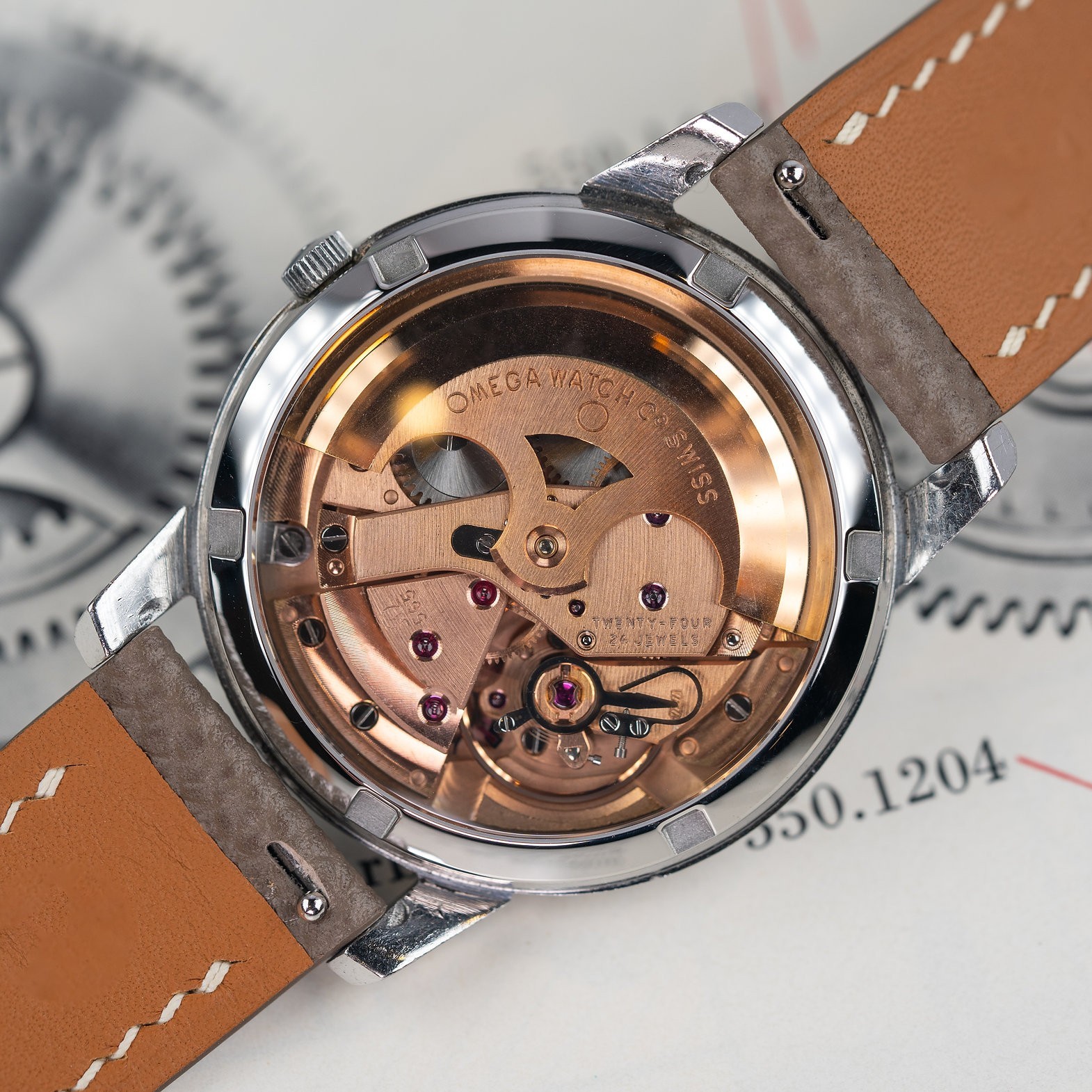Sapphire Exhibition Caseback for 1960s Omega Seamasters and Constellations