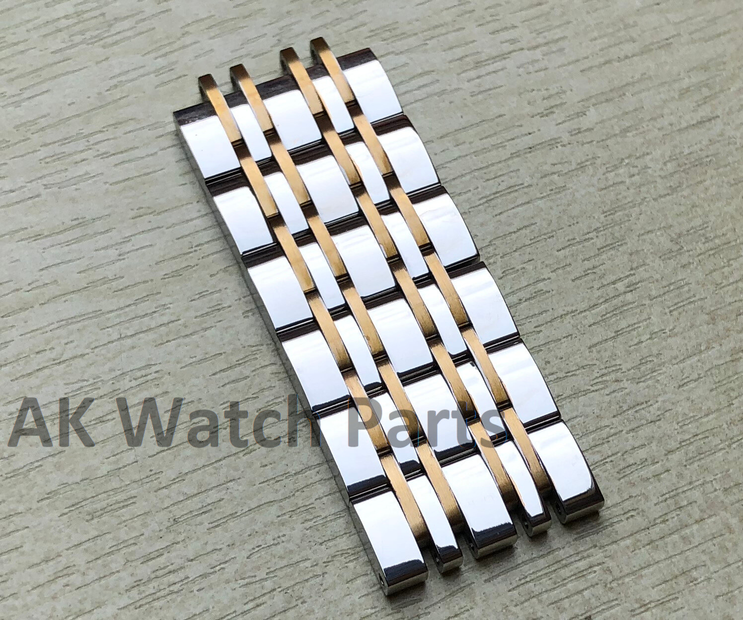 TOP FIXED Two-Tone Links Fits Tissot Carson T085407A T085410A 19mm strap spare