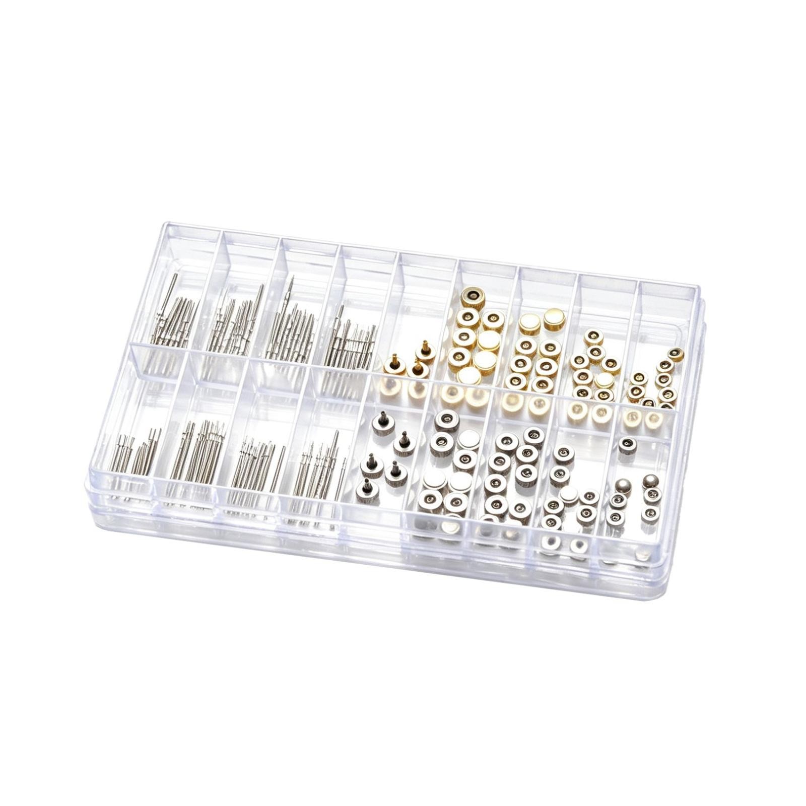 1 Set Watch Stem Watch Crown Parts Box Set Assortment Quartz Watches Parts a