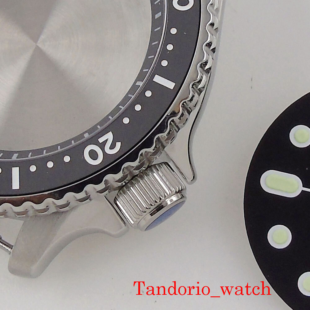 41mm 316L Watch Case For NH35A NH36A SKX007 Sapphire Glass Luminous Dial 20ATM