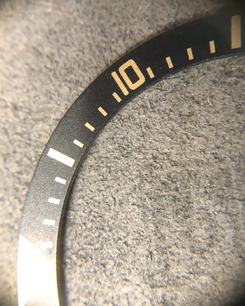 Bezel Insert – Full Size 38mm Tag Heuer 1000 980.020 984.013 980.029 Divers Gold