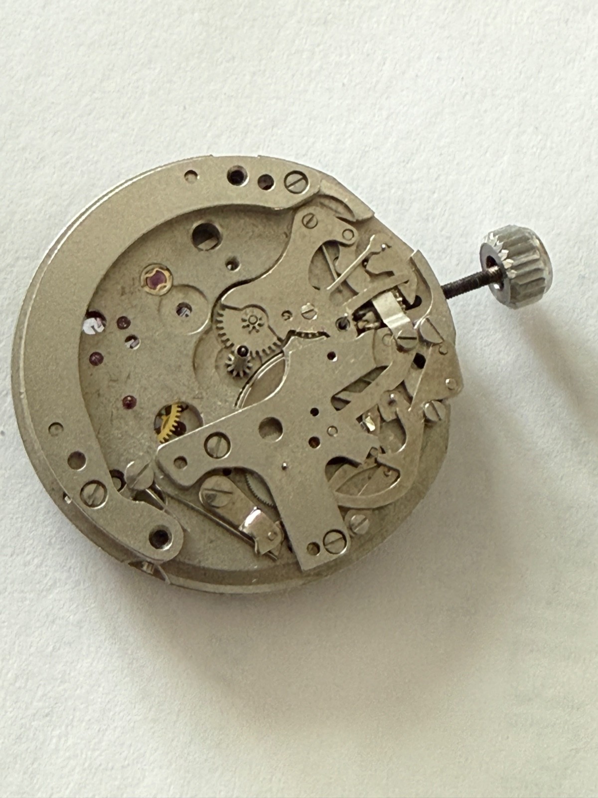 Vintage Wakmann Valjoux 7736 Manual Chronograph movement working perfect