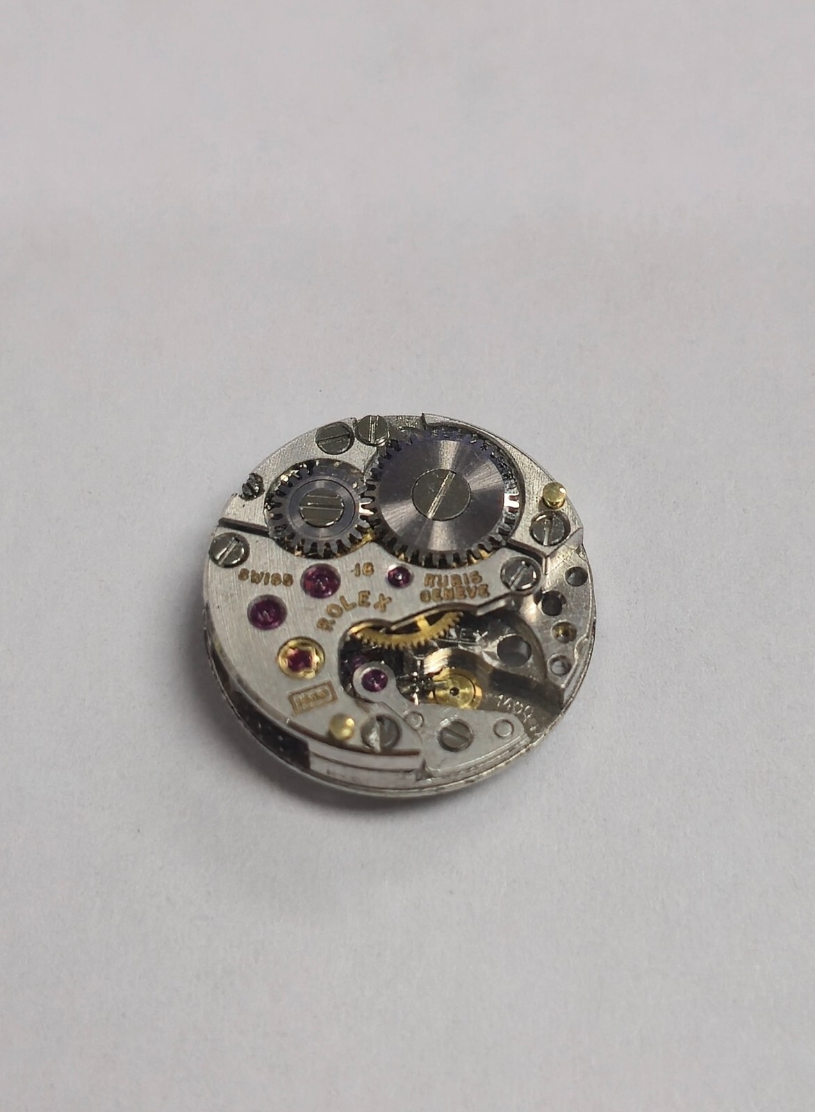 Rolex 1400 movement parts, movement, crown, dial, bridge, balance spring