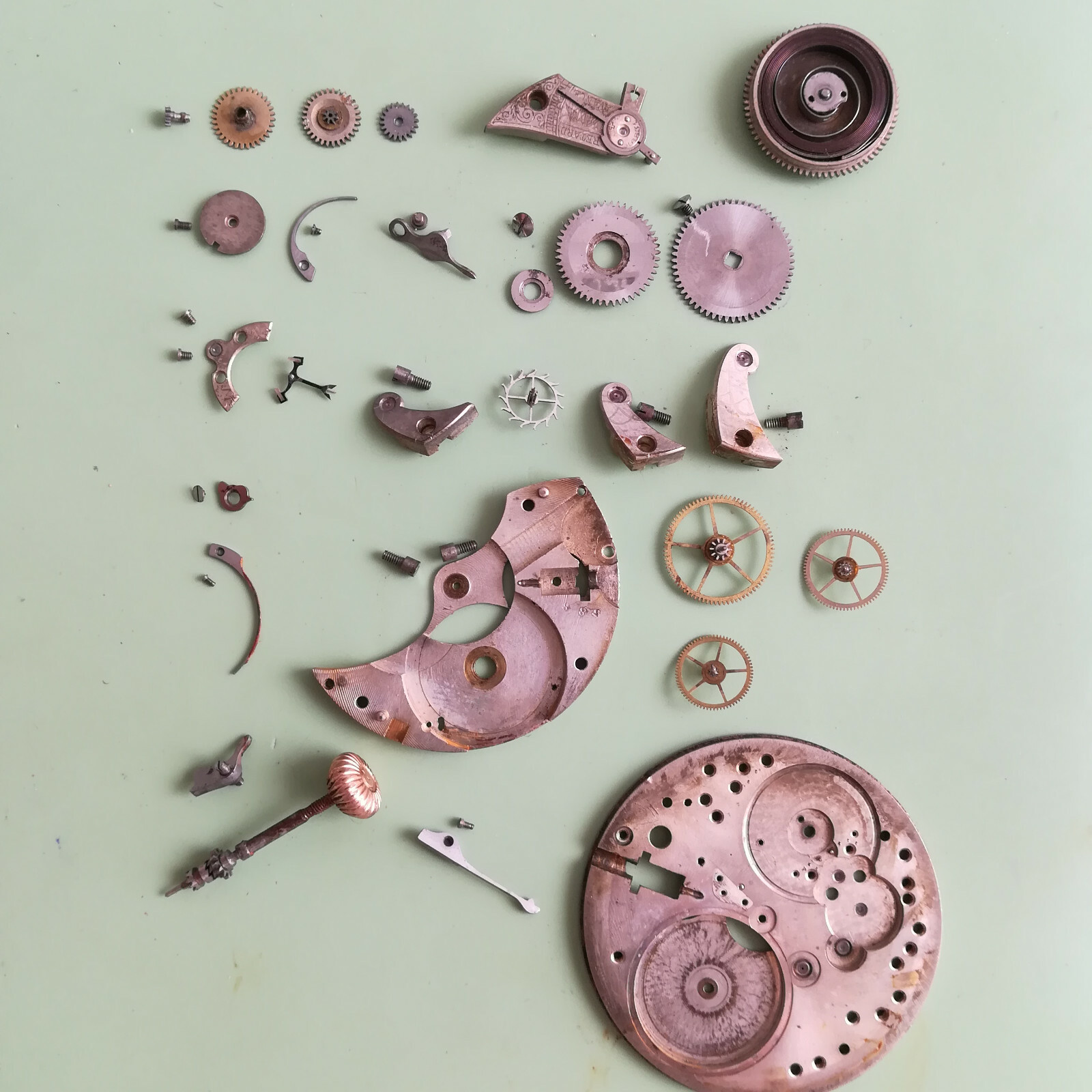 READ DESCRIPTION!! Longines 18.79 pocket watch movement parts