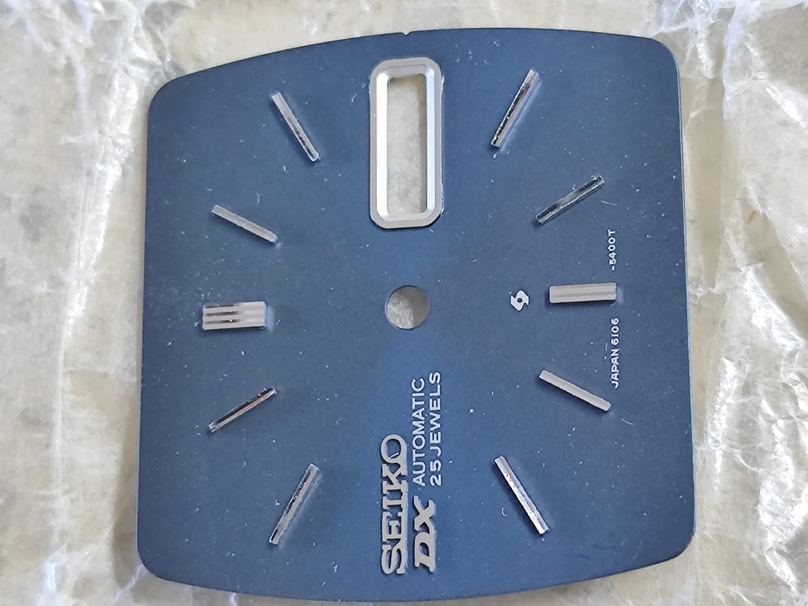 Seiko DX 6106-5400 TV PART – Blue DIAL 27mm NOS